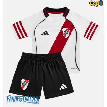 River Plate Echipament de Fotbal Replică 2025-26 Copii Acasa (+ Șorturi)